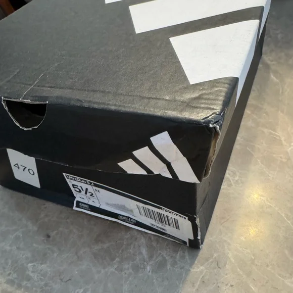 Adidas Ultrarun 5 J 'White Lucid Lemon 5.5 - Picture 9 of 9